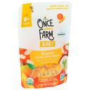 Once Upon A Farm Organic Mango Carrot Navy Bean and Coconut Butter Plant Rich Baby Meals, 3.5 Ounce -- 8 per case