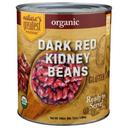 Natures Greatest Organic Dark Red Kidney Beans, 108 Ounce -- 6 per case