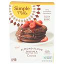 Simple Mills Cocoa Almond Flour Pancake and Waffle Mix, 10 Ounce -- 6 per case
