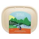 World Centric 48 Ounce Fiber Store and Go Containers with Lids, 5 count -- 12 per case