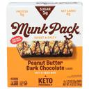 Munk Pack Peanut Butter Dark Chocolate Nut and Seed Bar, 4.92 Ounce -- 6 per case