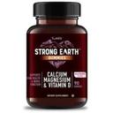 YumVs Raspberry Strong Earth Calcium Magnesium and Vitamin D Gummies for Bone, 90 count