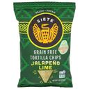Siete Grain Free Jalapeno Lime Tortilla Chips, 5 Ounce -- 12 per case