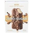 Keto Peanut Butter Crunch Ice Cream Bar, 11 Fluid Ounce -- 6 per case