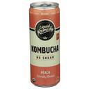 Liquid Remedy Organic Sugar Free Peach Kombucha, 12 Fluid Ounce -- 12 per case