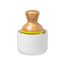 Full Circle Bubble Up Dish Brush and White Ceramic Dish, 3.27 x 3.27 x 4.49 inch -- 6 per case