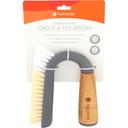 Full Circle Grunge Buster Grout and Tile Scrub Brush, 4.33 x 1.5 x 5.51 inch -- 6 per case