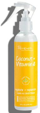 Renpure Coconut Water and Vitamin E Hydrate Plus Replenish Leave-In Conditioner, 8 Fluid Ounce