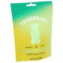 VegoBears Venice Beach Organic Sour Gummy Bears, 4 Ounce -- 10 per case