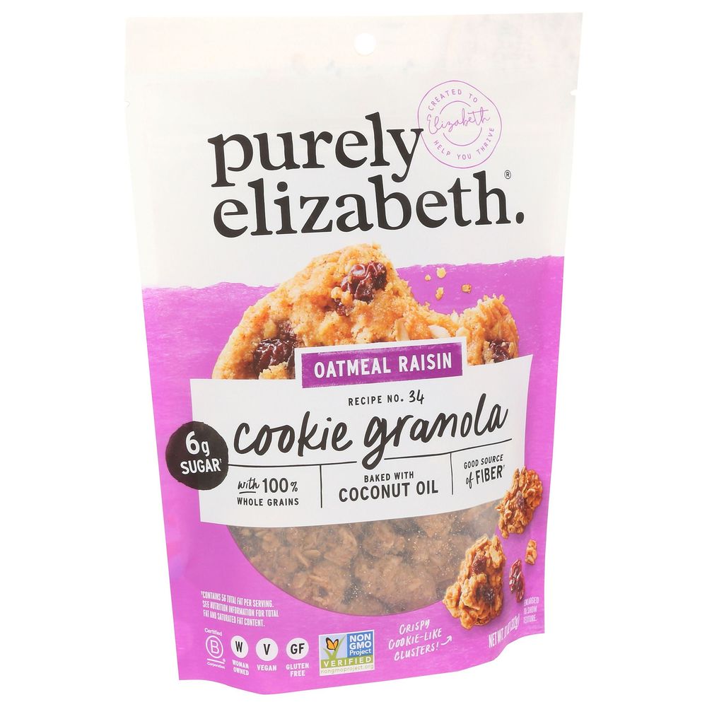 Purely Elizabeth Oatmeal Raisin Cookie Granola, 11 Ounce -- 6 per case