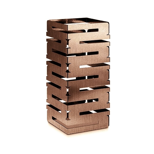 Rosseto Skycap Stainless Bronze Multi-Level Riser, 8 x 8 x 18 inch