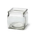 Rosseto Clear Glass Square Jar, set of 3