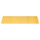 Rosseto Kalderon Foglia Mustard Narrow Rectangle Handmade Glass Surface, 31 x 7.9 x 0.4 inch