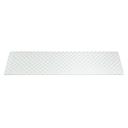 Rosseto Kalderon Zenit White Narrow Rectangle Handmade Glass Surface, 31 x 7.9 x 0.4 inch