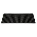 Rosseto Kalderon Zenit Black Wide Rectangle Handmade Glass Surface, 31 x 11.8 x 0.4 inch