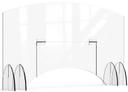 Rosseto Avant Guarde Acrylic Sneeze Guard with Pass Through Door, 48 x 28 inch