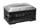 Rosseto Mosaic Multi-Chef 10 inch Black Chafer with Soft Closing Lid 3 Fuel Holders and Reversible Burner Stand, 22.5 Ã— 17.5 Ã— 14.5 inch