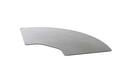 Rosseto Modulite Concrete Gray Marble HPL Quarter Round Table Top, 54 x 28 x 0.3 inch