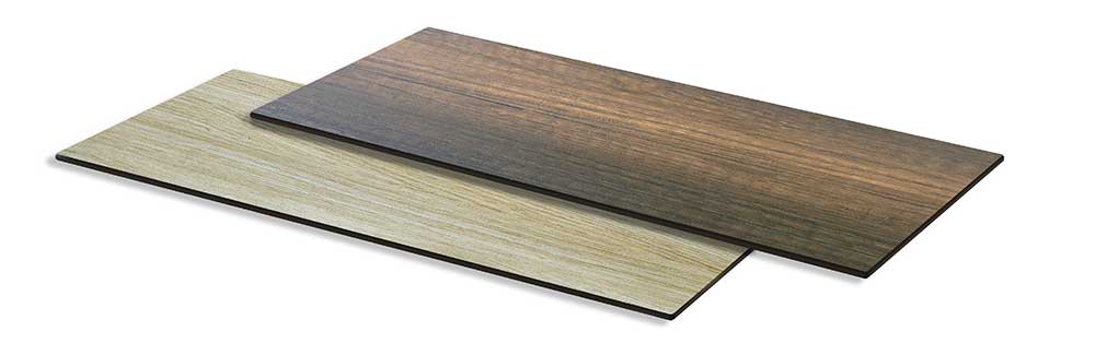Rosseto Walnut/Natural Wood Narrow Reversible HPL Surface, 31.5 X 7.75 X 0.3 inch