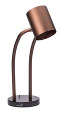 Rosseto Single Bronze Heat Lamp with Black Metal Base and Plain Shade, 9.75 Ã— 19.5 Ã— 26 inch