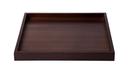 Rosseto SkyRize Small Square Walnut Shelf, 8.5 x 8.5 x 1 inch