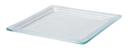 Rosseto Aroma Crystal Clear Square Platter with Rim, 9 x 9 x .5 inch