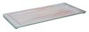 Rosseto Aroma Gold and White Medium Rectangle Platter with Rim, 17.8 x 9 x .5 inch