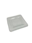 Rosseto Aroma Crystal Clear Mini Square Plate with Rim, set of 12