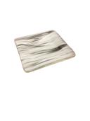 Rosseto Aroma Black and White Mini Square Plate with Rim, set of 12