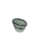 Rosseto Aroma Black and White Mini Round Conical Bowl, set of 12