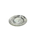 Rosseto Aroma Black and White Mini Round Plate, set of 12