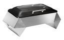 Rosseto Diamond Multi-Chef 10 inch Stainless Steel Warmer with Black Soft Closing Chafer 3 Fuel Holders and Revers Burner Stand, 27.75 x 16 x 14 inch