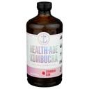Health-Ade Organic Strawberry Glow Kombucha, 16 Fluid Ounce -- 12 per case