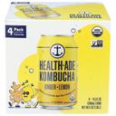 Health-Ade Ginger Lemon Kombucha, 11.5 Fluid Ounce -- 24 per case