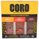 Coro Charcuterie Trio Sliced Meat, 6 Ounce -- 10 per case