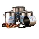 Winco SST-20 Stainless Steel Stock Pot with Cover, 20 Quart Capacity