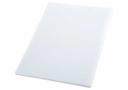 Winco Plastic White Rectangular Cutting Board, 15 x 20 x 1/2 inch.