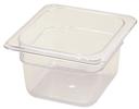 Winco Polyware 1/6 Size Food Pan, 4 inch.