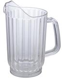 Winco Polycarbonate Clear Water Pitcher, 60 Ounce.