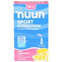 Nuun Sport Hydration Pink Lemonade Electrolyte Powder Drink Mix, 10 Count