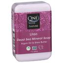 One With Nature Lilac Dead Sea Mineral Soap Bar, 7 Ounce