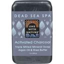 One With Nature Dead Sea Spa Activated Charcoal Bar Soap, 7 Ounce