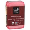 One With Nature Own Sandalwood Dead Sea Mineral Bar Soap, 7 Ounce