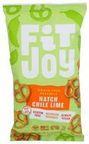 FitJoy Hatch Chile Lime Grain Free Pretzel Twists, 4.5 Ounce -- 12 per case