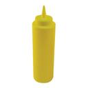 Winco PSB-12Y Plastic Yellow Regular Squeeze Bottle, 12 Ounce Capacity