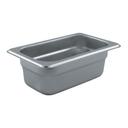 Winco SPJL-902 25 Gauge 18/8 Stainless Steel Ninth Size Anti-Jam Steam Table Pan, 2.5 inch Deep