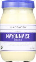 Made With Organic Classic Mayonnaise, 16 Ounce -- 6 per case