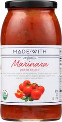 Made With Organic Marinara Pasta Sauce, 25 Ounce -- 12 per case