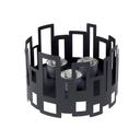 Rosseto Tall Round Black Matte Warmer, 14.38 x 14.38 x 10 inch