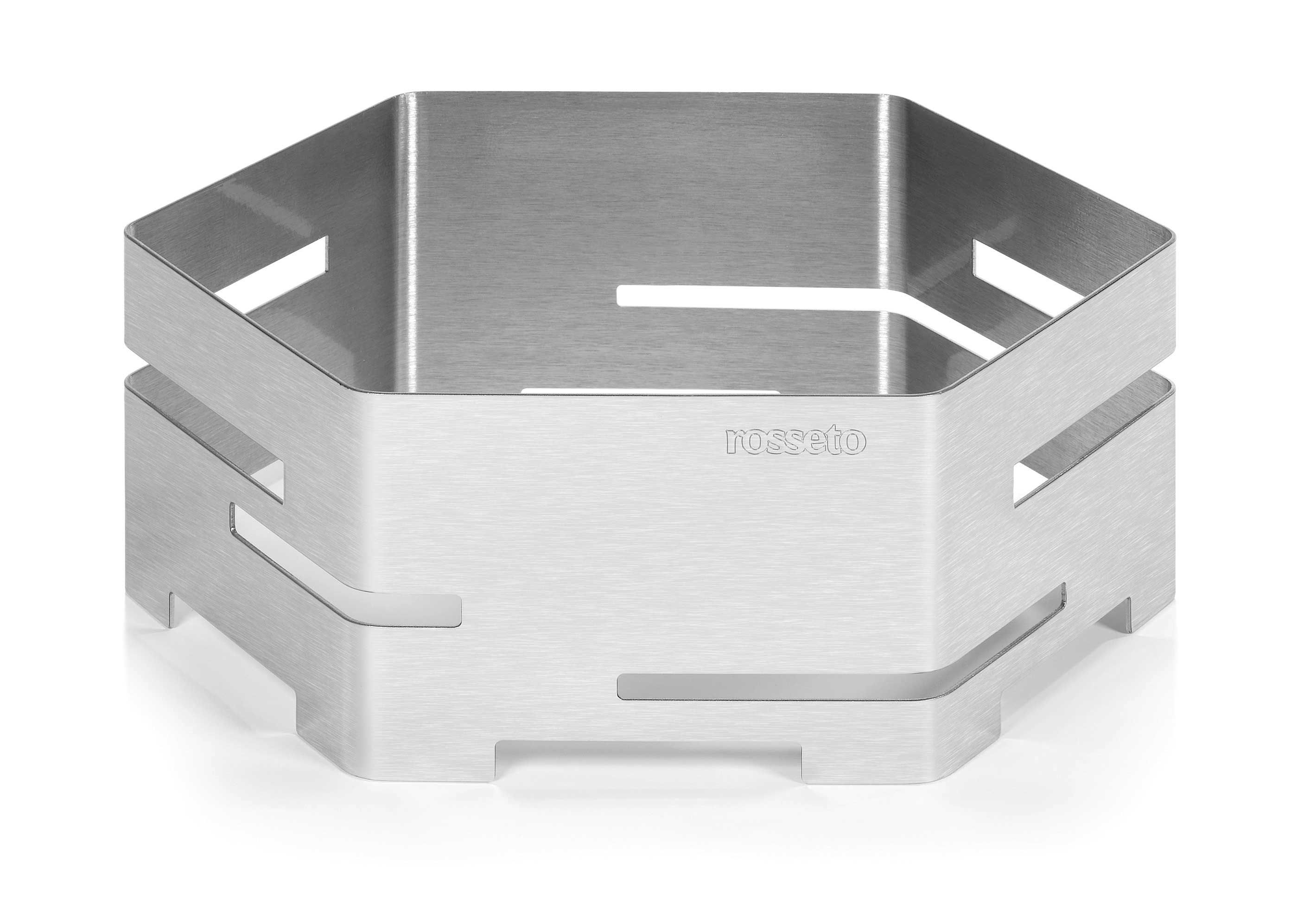 Rosseto Honeycomb Small Stainless Steel Riser, 13 x 11.5 x 4.75 inch